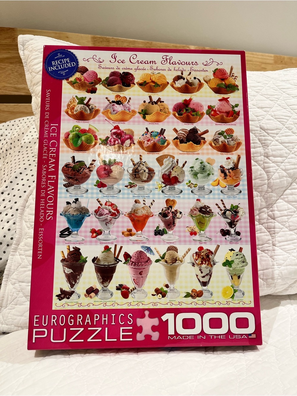 Ice Cream Flavours 1000-Piece Puzzle